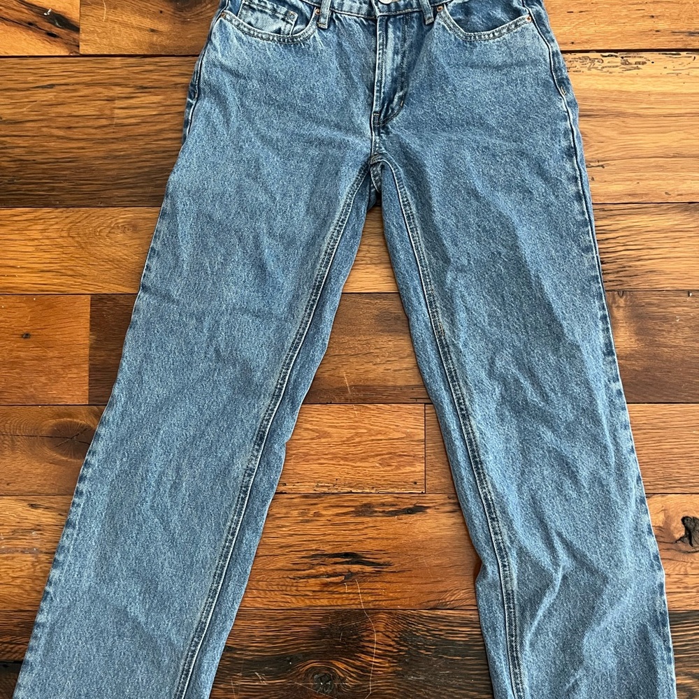 Women’s Pacsun Blue Denim Straight Leg Jeans Low Rise